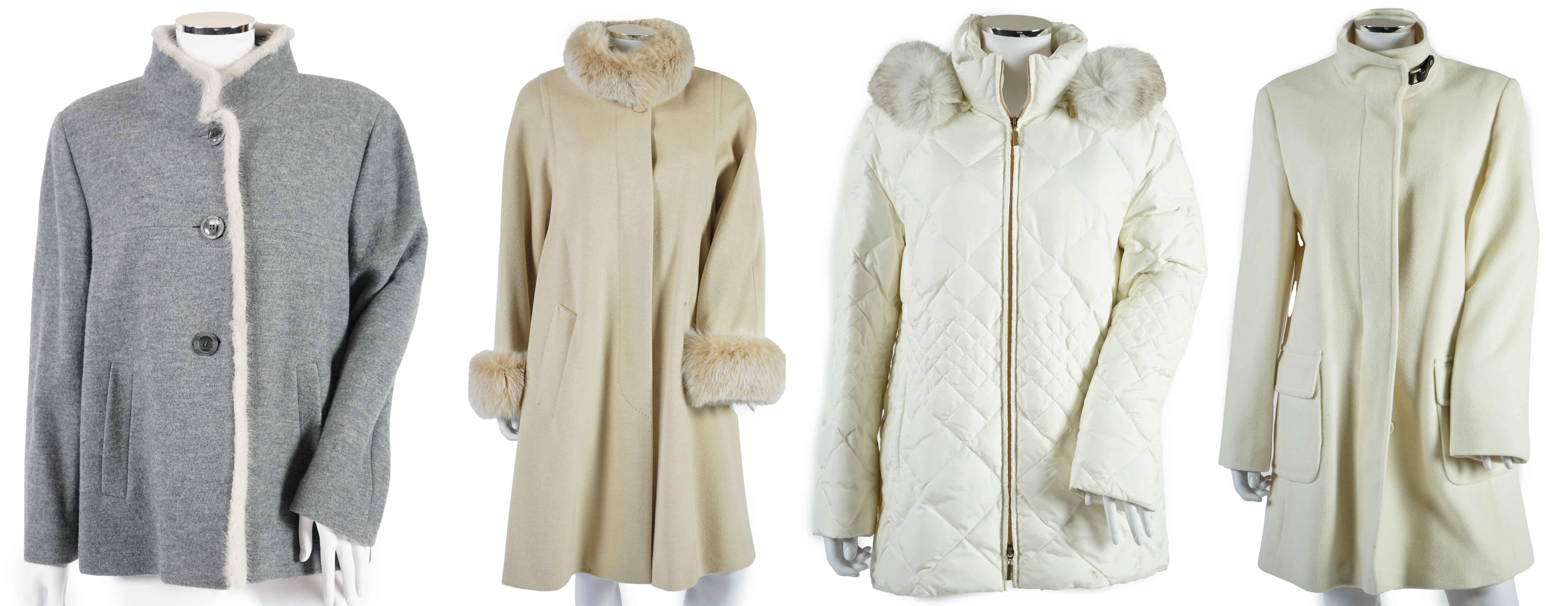Four lady's Basler winter coats. Sizes 14 - 16 Proceeds to Happy Paws Puppy Rescue